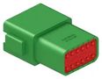 AUTOMOTIVE HOUSING, RCPT, 12P, IP67, 13A AT04-12PC