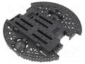 Wheeled chassis; POLOLU Romi; black; 3÷6VDC; Mot.qty: 2 POLOLU POLOLU-3500