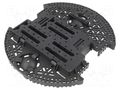 Wheeled chassis; POLOLU Romi; black; 3÷6VDC; Mot.qty: 2 POLOLU POLOLU-3500