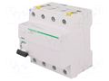 RCD breaker; Inom: 25A; Ires: 300mA; Poles: 4; 400VAC; IP20; 1÷25mm2 SCHNEIDER ELECTRIC A9Z14425