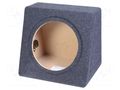 Car loudspeaker enclosure; MDF; black melange; textil; 250mm BASSER OB.MDF.02