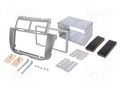 Radio frame; Toyota; 2 DIN; silver PER.PIC. RAM-40.413.3