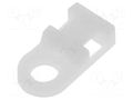 Holder; screw; polyamide; natural; A: 4.8mm; B: 9.5mm; C: 19.1mm HELUKABEL HELU-91043