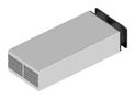 FAN COOLED HEAT SINK, 75 M3/H, 230VAC LA 22 400 230