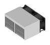 FAN COOLED HEAT SINK, 222 M3/H, 12VDC LA 35 100 12