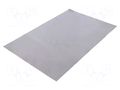 Heat transfer pad: gel; L: 300mm; W: 200mm; Thk: 1mm; 4.5W/mK; glued FISCHER ELEKTRONIK GEL/45/10