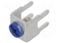 Terminal: screw terminal; THT,screw terminal; blue; 7.5x5mm KEYSTONE KEYS7772-5