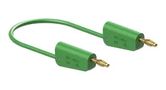 STACK 4MM BANANA PLUG-PLUG, GREEN/19A/2M 64.1033-20025