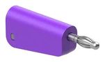 BANANA TEST CONN, PLUG, 19A, VIOLET, CBL 64.1038-26