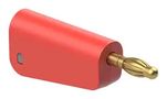 BANANA TEST CONN, PLUG, 32A, RED, CABLE 64.1043-22