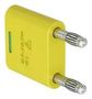 BANANA TEST CONN, PLUG, 32A, GRN/YEL 64.4010-20