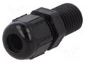 Cable gland; with long thread; M12; 1.5; IP68; polyamide; black LAPP ST-ISO-M12-R9005