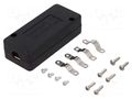 Coupler; Cat: 5,5e,6,6a,7,7a; shielded; 22AWG÷26AWG; black; LSA LOGILINK LOG-NP0012B