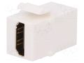 Coupler; socket; female x2; HDMI socket x2; gold-plated; straight LOGILINK LOG-NK0014