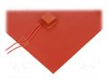 Heating mat; silicone; 600x220mm; 230V; 600W; -30÷180°C; 2W/cm2 SEDES GROUP 504133500
