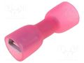 Terminal: flat; 6.3mm; 0.8mm; female; 0.5÷1.5mm2; crimped; red NINIGI ST-010/R-T