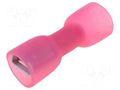 Terminal: flat; 6.3mm; 0.8mm; female; 0.5÷1.5mm2; crimped; red NINIGI ST-010/R-T