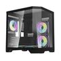 Darflash FT350 computer case + 5 aRGB fans (black), Darkflash FT350 Black