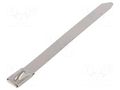 Cable tie; L: 100mm; W: 7.9mm; acid resistant steel AISI 316 RAYCHEM RPG BU76-100
