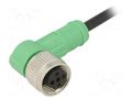 Cable: for sensors/automation; M12; PIN: 3; angled; 1.5m; plug; 4A PHOENIX CONTACT 1414552