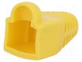 RJ45 plug boot; 5.8mm; yellow LOGILINK LOG-MP0009