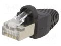 Connector: RJ45; plug; PIN: 8; Cat: 5e; shielded,with protection LOGILINK LOG-MP0012