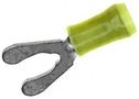 TERMINAL, SPADE/FORK, 1/4IN CRIMP YELLOW 52945