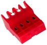 WIRE-BOARD CONNECTOR RECEPTACLE, 4 POSITION, 2.54MM 3-640620-4.