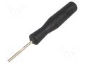 Tool: mounting tool; contacts,terminals; L: 120mm; Han® D; Ø: 3mm HARTING 09990000059