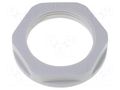 Nut; PG21; polyamide; 36mm; grey; Thread: PG; with flange; KMK-PA-MB HELUKABEL HELU-90715