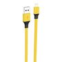 Foneng X96 USB-A to Lightning cable 2.4A, 1m (yellow), Foneng X96 iPhone