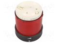 Module: light signaller; red; bulb BA15D; 48÷230VAC; IP65; Ø70mm SCHNEIDER ELECTRIC XVBC4M4