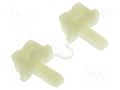 Holder; push-in; polyamide; natural; Tie width: 5.5mm; Ht: 7.8mm HELLERMANNTYTON TY5-K2-HS-NA-C1