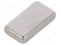 Magnet: permanent; neodymium; 3.4N; H: 1.5mm; W: 4mm; L: 7.5mm ELESA+GANTER GN55.4-ND-7.5-4