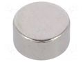 Magnet: permanent; neodymium; 7.5N; Ø: 6mm; H: 3mm ELESA+GANTER GN55.2-ND-6-3