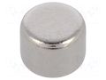 Magnet: permanent; neodymium; 4N; Ø: 4mm; H: 3mm ELESA+GANTER GN55.2-ND-4-3