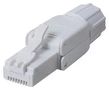 RJ45 CONN, PLUG, 8P8C, 1PORT, CABLE PFT6