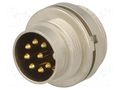 Connector: M16; socket; male; PIN: 8; 5A; 60V; soldering; IP40; 270° LUMBERG SFV81