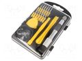 Kit: screwdrivers; Pentalobe,Phillips,slot; 17pcs. DONAU ELEKTRONIK D-MBS16
