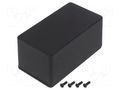 Enclosure: multipurpose; X: 64mm; Y: 115mm; Z: 55mm; 1550; aluminium HAMMOND HM-1550DBK