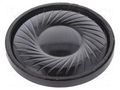 Loudspeaker; miniature; 1W; 8Ω; Ø33.8x5.2mm; 320Hz; Ø: 33.8mm VISATON VS-K34WP-8