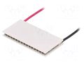 Module: Peltier; 7.6V; 6A; 40x20x3.9mm; 42W; Al2O3; 16AWG; Len: 150mm STONECOLD PM-40X40-42