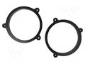 Spacer ring; MDF; 165mm; Mercedes; impregnated; 2pcs. BASSER D.MDF.MERCEDES07