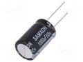 Capacitor: electrolytic; THT; 1mF; 50VDC; Ø16x25mm; Pitch: 7.5mm SAMXON KM1000/50-16