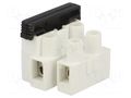 Connector: terminal block; 450V; with wire protector; white BM GROUP BM972CS