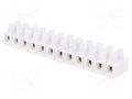 Connector: terminal block; 32A; 400V; screw terminal; white; 4mm2 SIMET SI-310