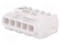 Quick splice; SDKF; 24A; 300V; for cable; spring clamp; 0.2÷2.5mm2 ELECTRO TERMINAL SDKF5