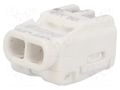 Quick splice; SDKF; 24A; 300V; for cable; spring clamp; 0.2÷2.5mm2 ELECTRO TERMINAL SDKF2