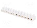 Connector: terminal block; 76A; 400V; screw terminal; white; 16mm2 PAWBOL PE.4035