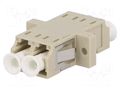 Connector: fiber optic; socket,coupler; multi mode duplex (MM) LOGILINK LOG-FA02LC2